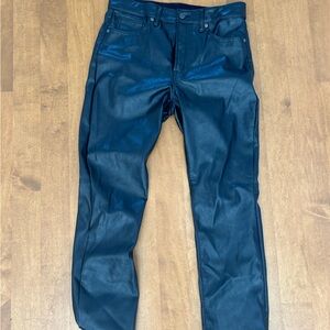 GAP Vintage Slim High Rise Leather Pants